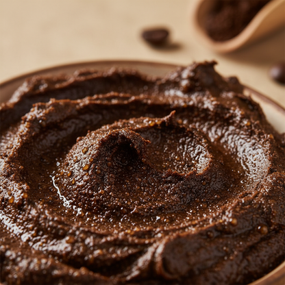 Gros plan texture café et huiles