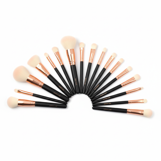 Set complet de pinceaux en éventail